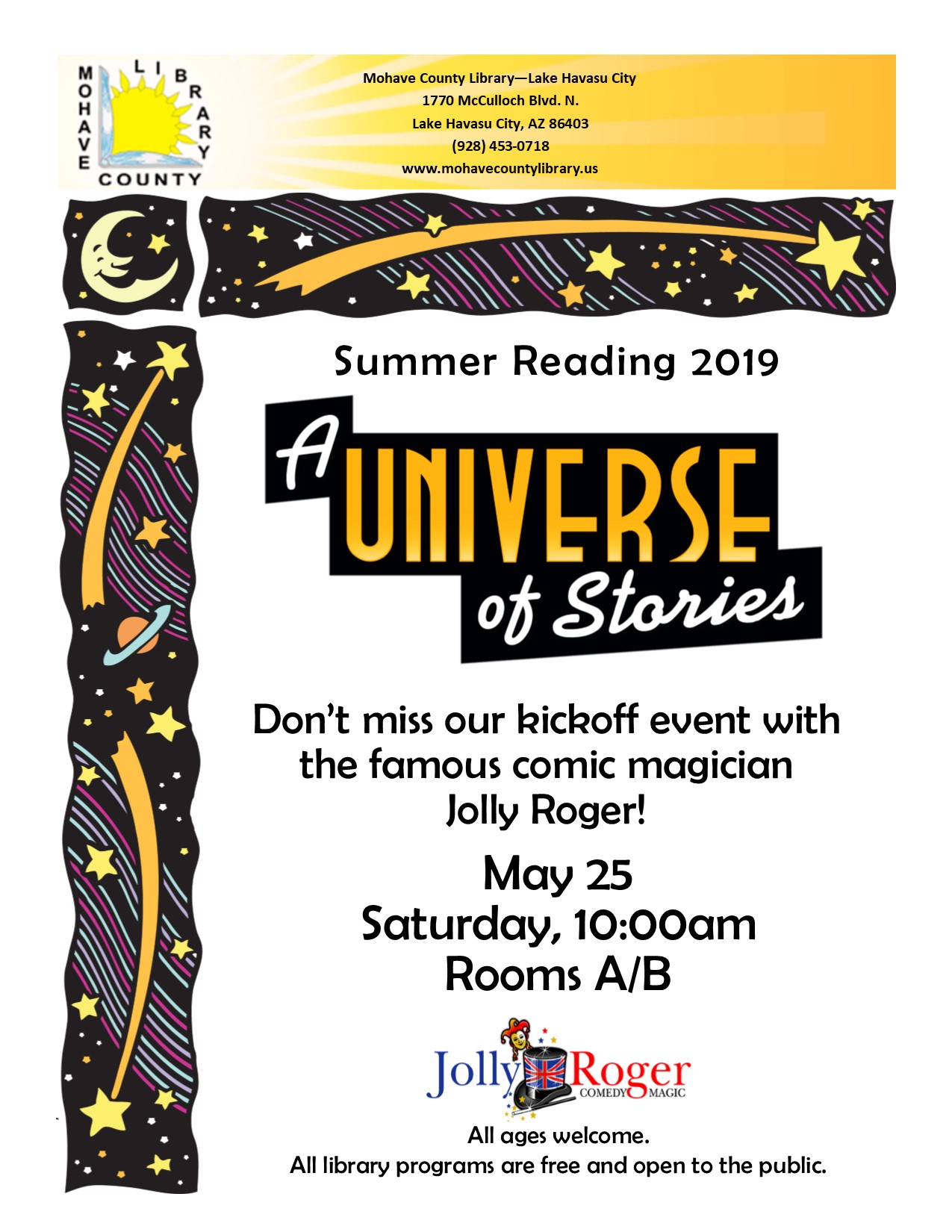 Summer Reading 2019: A Universe of Stories